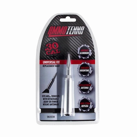 Metra Electronics GUN METAL - .30 CALIBER REPLICA ANTENNA 30GM